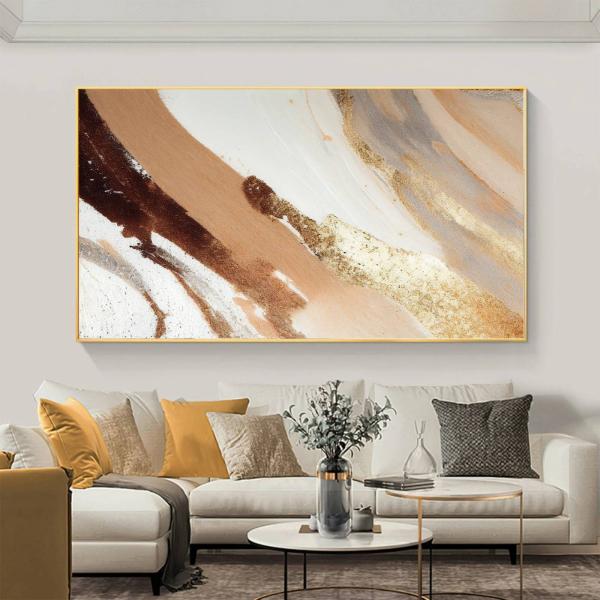 Abstrait Gold grenat 