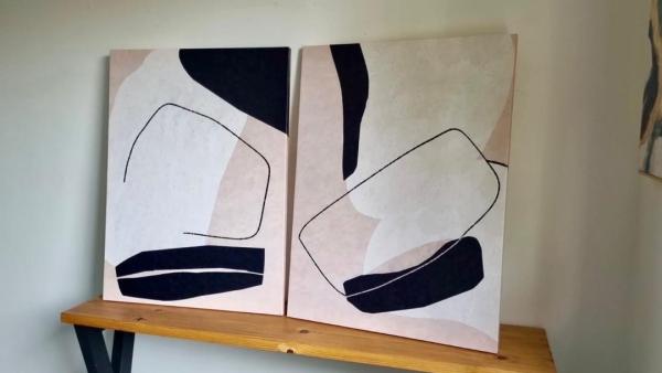Duo black & beige 