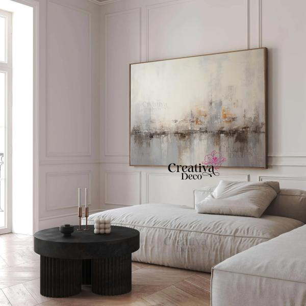 Brume d'horizon gris