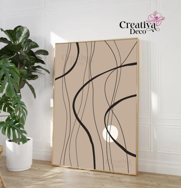 Abstrait beige taupe