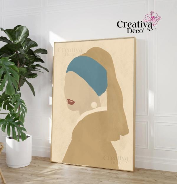 Abstrait silhouette beige 