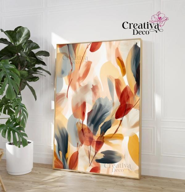 Couleur automnales bleu-gris & rouge brique 