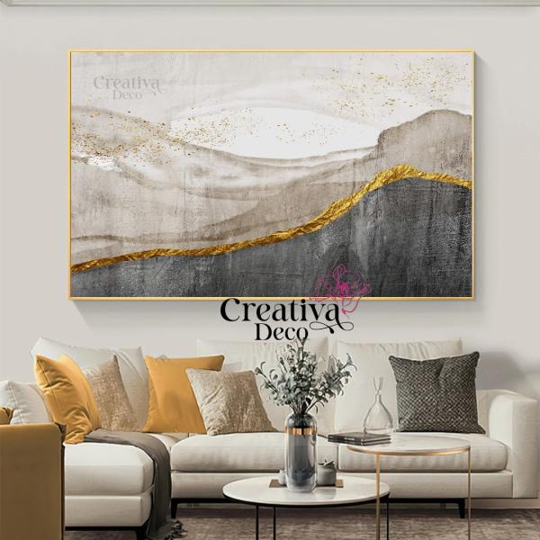 Abstrait Montagne Gris 
