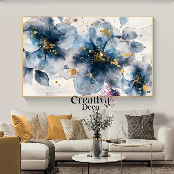 Floral  Bleu 