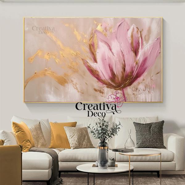 Abstrait fleur rose 