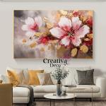 Fleurs d'Automne Rose & Rouge 