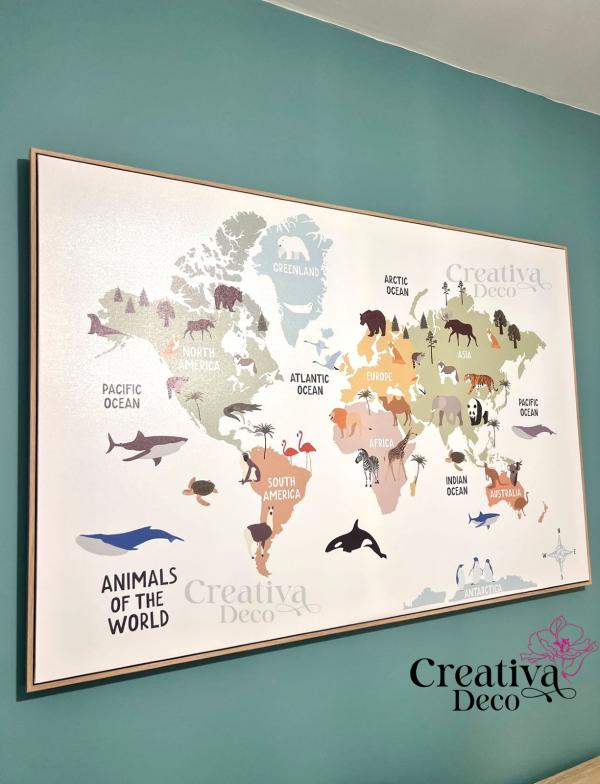 Carte du monde enfant ( World map kids ) 