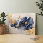 Fleur Bleu nuit 