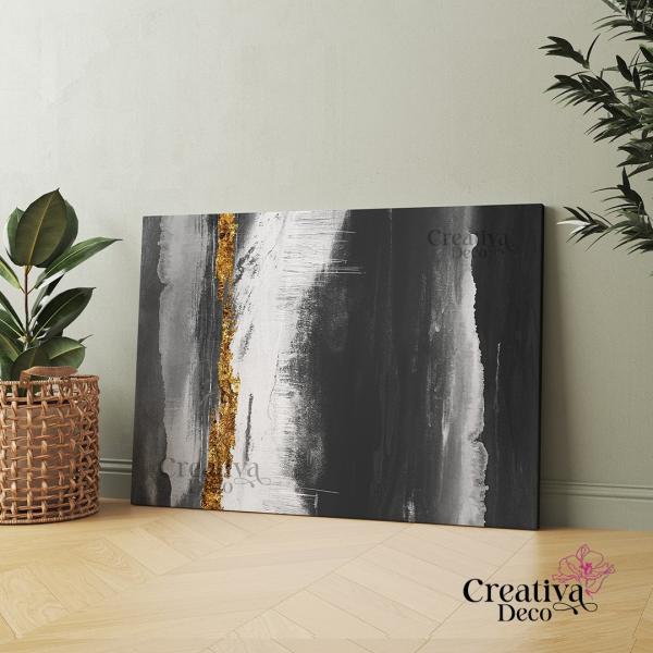 Abstrait Noir & Gris 