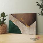 Abstrait Vert Marron 