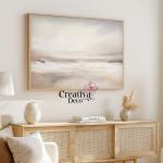 Horizon beige abstrait 
