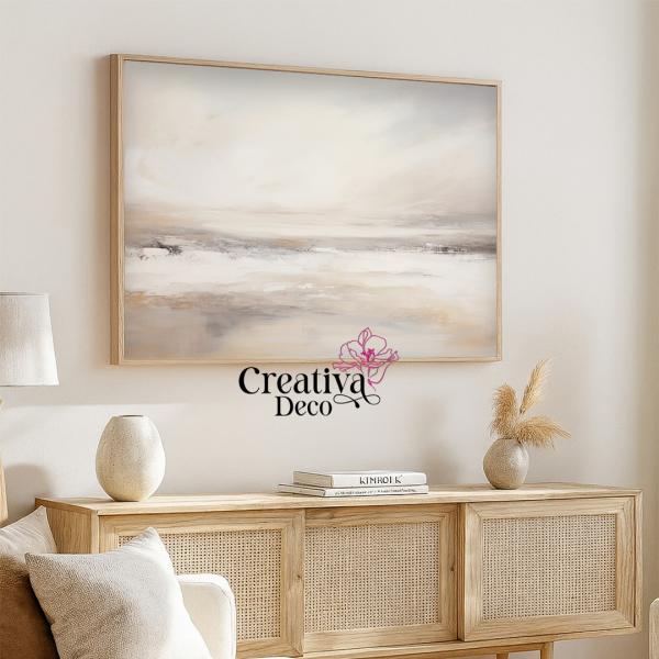 Horizon beige abstrait 