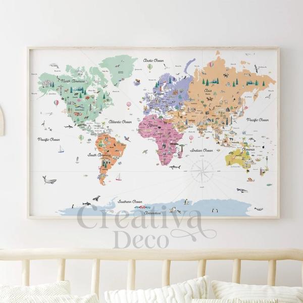 Carte du monde 