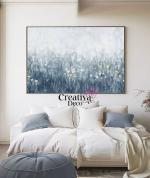 Abstrait Champ floral Bleu 