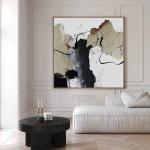 Abstrait Noir  & gris 