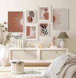 Pack de 6 Orange Beige 