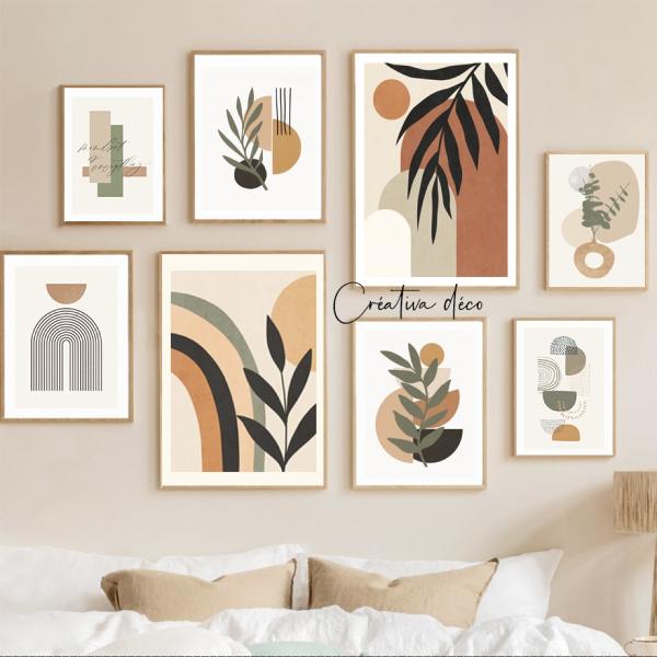 Minimaliste Tropicale (8 cadres )