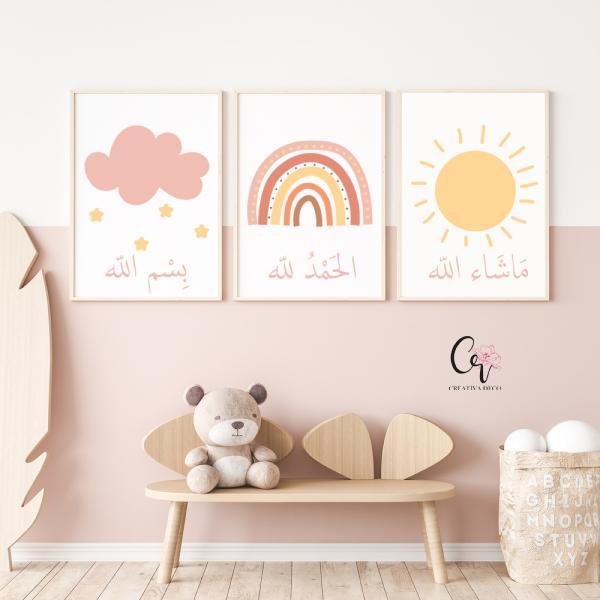 Rainbow islamique Rose 