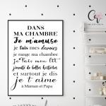 Les régles de la chambre 