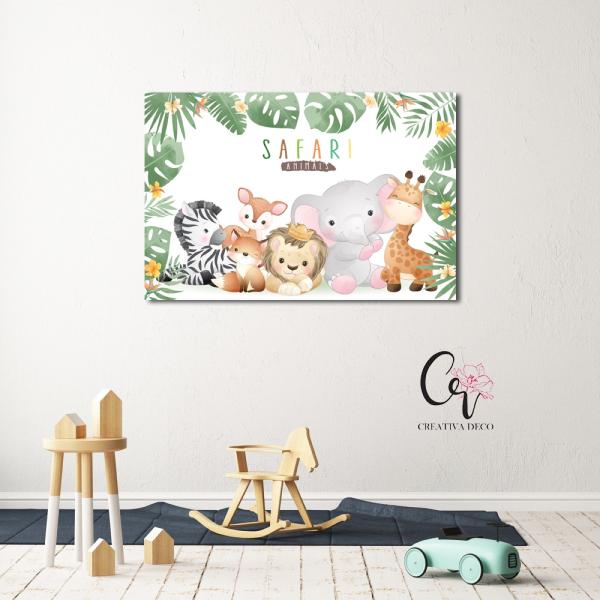 Tableau Safari Toile 