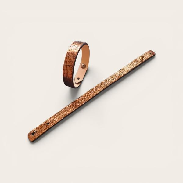 BRACELET (Marron Doré)